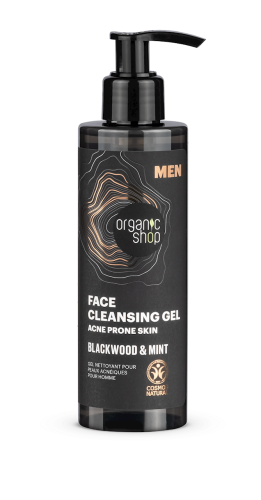 4743318141008 ŻEL DO MYCIA CERY TRĄDZIKOWEJ DLA MĘŻCZYZN EKSTRAKT Z KORY DĘBU I MIĘTA ECO 200 ml - ORGANIC SHOP
