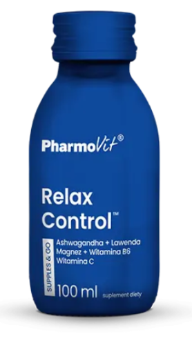 5904703901068 SHOT RELAX CONTROL BEZGLUTENOWY 100 ml - PHARMOVIT