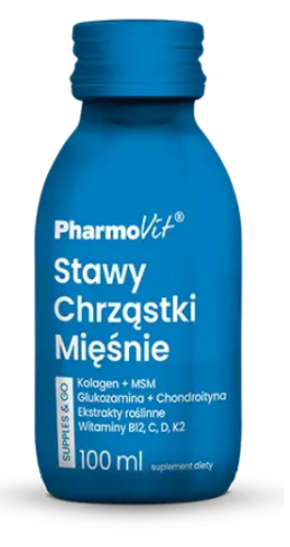 5904703901082 SHOT STAWY CHRZĄSTKI MIĘŚNIE BEZGLUTENOWY 100 ml - PHARMOVIT