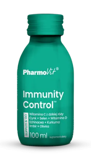 5904703901105 SHOT IMMUNITY CONTROL BEZGLUTENOWY 100 ml - PHARMOVIT
