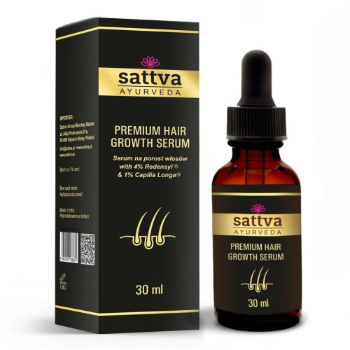 5903794188679 SERUM NA POROST WŁOSÓW 30 ml - SATTVA (AYURVEDA)