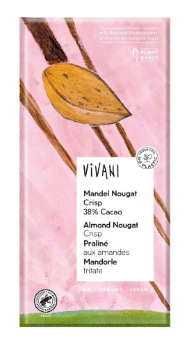 4044889004717 CZEKOLADA Z MIGDAŁAMI BIO 80 g - VIVANI