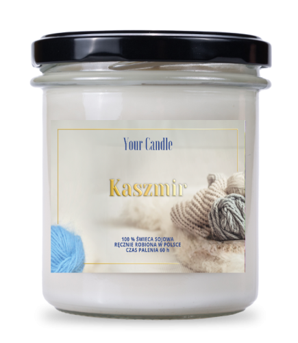 5905562028842 ŚWIECA SOJOWA ZAPACHOWA KASZMIR 300 ml - YOUR CANDLE