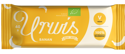 5905279630284 BATON BAKALIOWY Z BANANAMI "URWIS" BEZGLUTENOWY BIO 40 g - ZMIANY ZMIANY