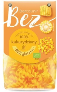 Makaron bezglutenowy kukurydziany świder BIO 250 g - Bartolini