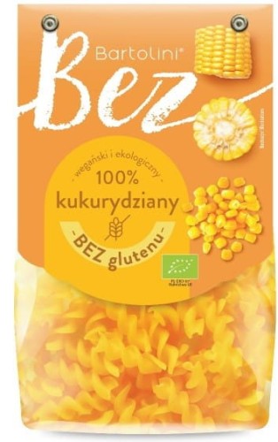 5901902004590 Makaron kukurydziany świderek BEZGL. BIO 250g BARTOLINI