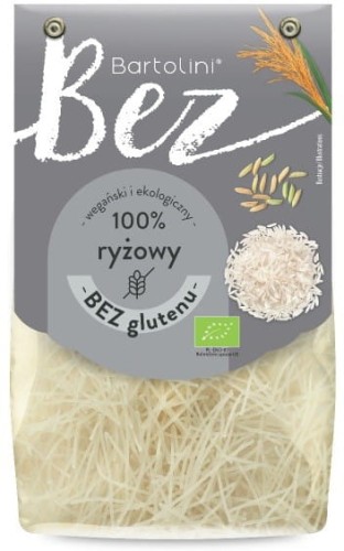 5901902004552 Makaron ryżowy krajanka (filini) BEZGL. BIO 250g BARTOLINI