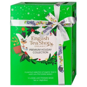 Zestaw herbat świątecznych piramidki Holiday GREEN (12x2) BIO 24 g BN ENGLISH TEA SHOP