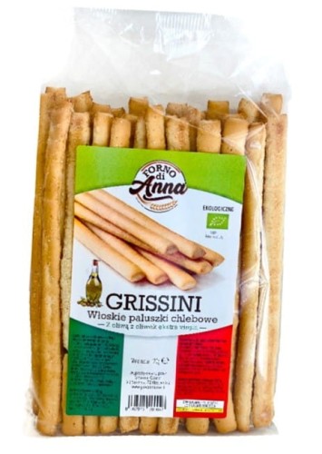 8007945200047 Grissini z oliwą z oliwek BIO 120 g FORNO DI ANNA