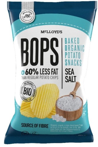 8588004638099 Chipsy ziemniaczane pieczone z solą morską BEZGL. BIO 85 g MCLLOYDS