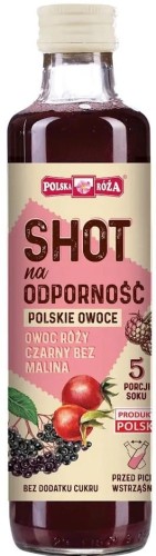 5905072471312 SHOT na odporność "polskie owoce" 250 ml POLSKA RÓŻA