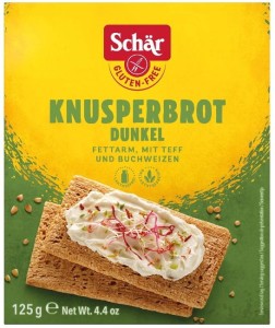 Knusperbrot dunkel- pieczywo chrupkie ciemne BEZGL. 125 g SCHAR