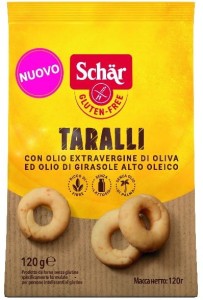 Taralli- przekąska z oliwą z oliwek BEZGL. 120 g SCHAR