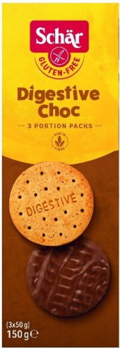 8008698004548 Digestive choc- ciastka w czekoladzie BEZGL. 150 g SCHAR
