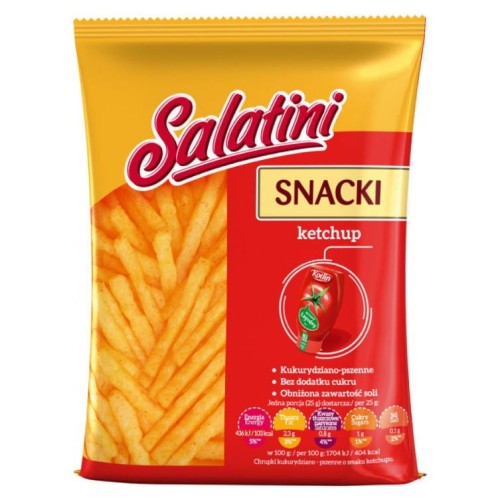 5900910010494 Snacki ketchupowe Salatini, 25g