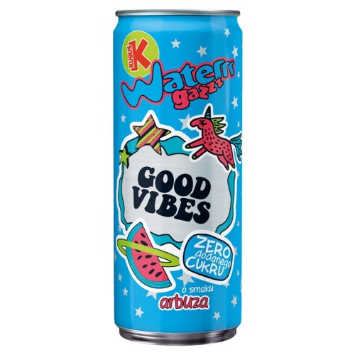 5901067408035 Water napój gazowany jabłko, cytryna, arbuz Kubuś, 250ml