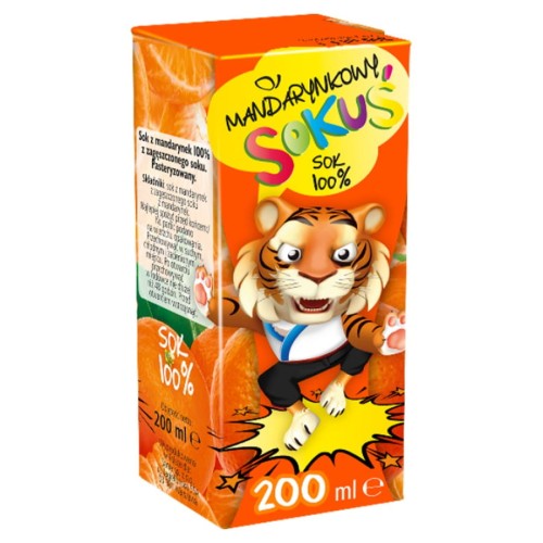 5900617045263 Sok "Sokuś" - Mandarynkowy Sante, 200ml