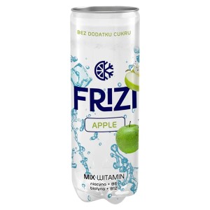Napój owocowy lekko gazowany z dodatkiem witamin Jabłko Frizi, 330ml