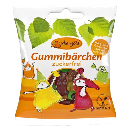 9120048833369 ŻELKI MISIE BEZ DODATKU CUKRU 50 g - BIRKENGOLD