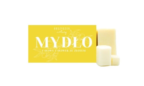 5903684867981 MYDŁO W KOSTCE Z OLIWY Z OLIWEK ZE ZŁOTEM 100 g - KOSZYCZEK NATURY