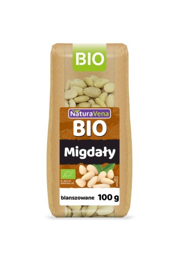 5906750252667 MIGDAŁY BLANSZOWANE BIO 100 g - NATURAVENA