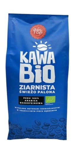 5907710901397 KAWA ZIARNISTA BEZKOFEINOWA ARABICA 100 % PERU BIO 1 kg - QUBA CAFFE