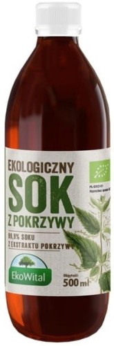 5908249979413 Sok z pokrzywy BIO 500ml