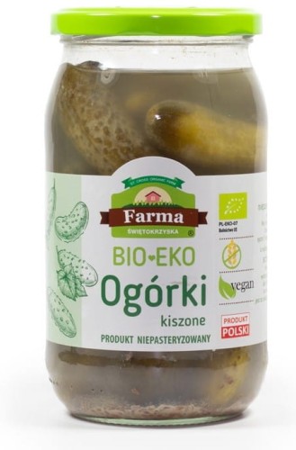 5902537540989 Ogórki kiszone BIO 700g/ 1100 g