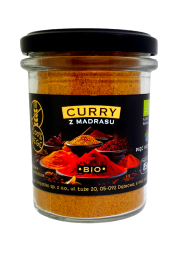 5902837812373 Curry z Madrasu BIO 85 g - Pięć Przemian