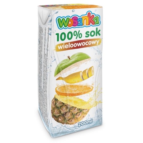 5900379136551 Sok wieloowocowy Wosanka, 200ml