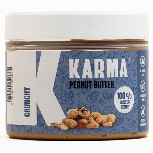 5904094826094 Pasta z orzeszków ziemnych Crunchy Karma, 250g