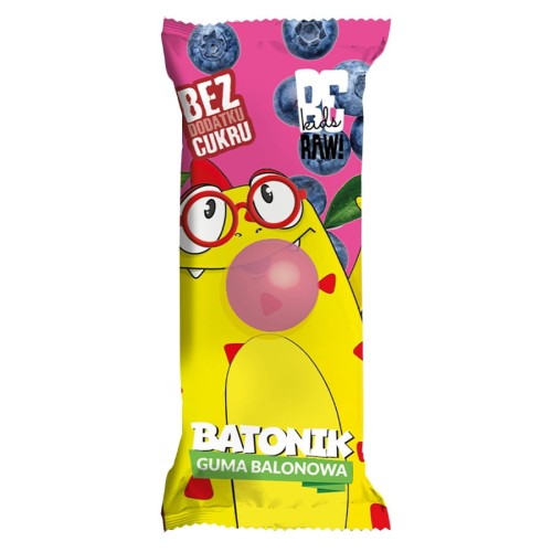 5903246569285 Baton Kids Guma balonowa BeRAW, 25g