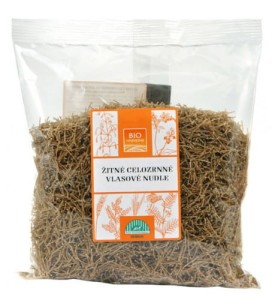 Makaron żytni pełnoziarnisty nitki cienki BIO 300g-BIOHARMONIE