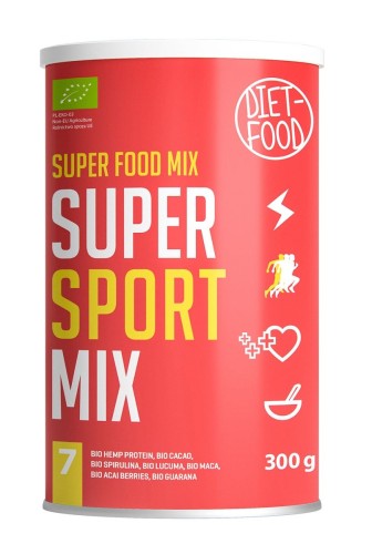 5901549275186 MIESZANKA WSPOMAGAJĄCA TRENING (SUPER SPORT MIX) BIO 300 g - DIET-FOOD