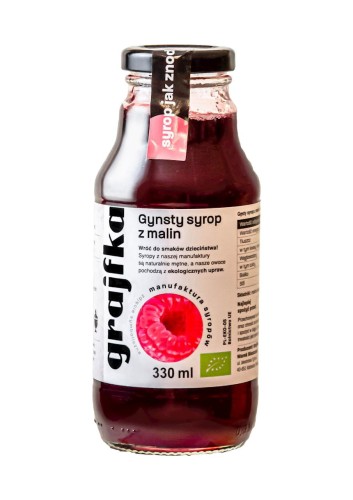 5906058141199 SYROP Z MALIN BIO 330 ml - GRAJFKA