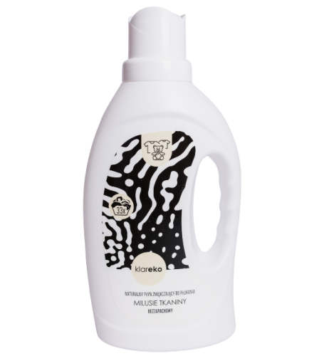 5908217931276 PŁYN DO ZMIĘKCZANIA TKANIN BEZZAPACHOWY 1 L (33 PRANIA) - KLAREKO