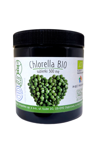 5902837812458 Chlorella tabletki BIO 140 g -  Pięć Przemian