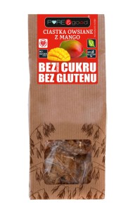 Ciastka owsiane z mango BG BC 150 g Pure&Good