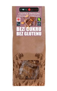 Ciastka owsiane z migdałami i czekoladą BG BC 150 g Pure&Good