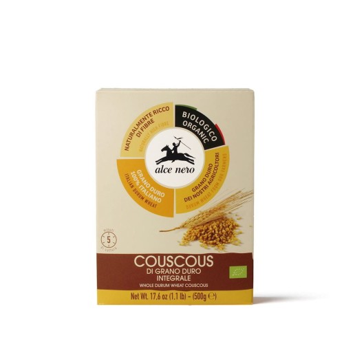 8009004108578 KASZA KUSKUS RAZOWY BIO 500 g - ALCE NERO