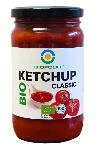 5902693122562 KETCHUP CLASSIC BEZGLUTENOWY BIO 350 g - BIO FOOD