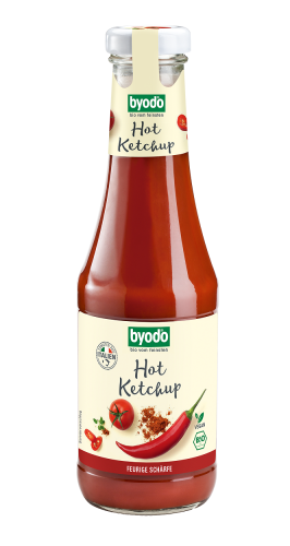 4018462157206 KETCHUP PIKANTNY BEZGLUTENOWY BIO 500 ml - BYODO