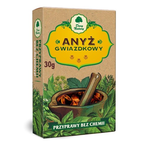 5902741000422 ANYŻ GWIAZDKOWY 30 g - DARY NATURY