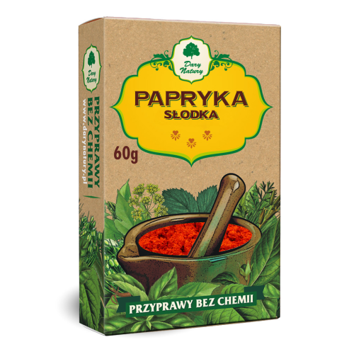 5902741001337 PAPRYKA SŁODKA MIELONA 60 g - DARY NATURY