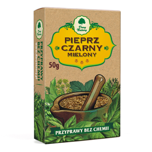 5902741002709 PIEPRZ CZARNY MIELONY 50 g - DARY NATURY