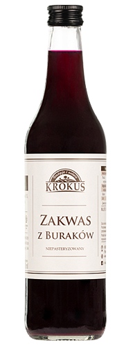 5906732624666 ZAKWAS Z BURAKÓW NIEPASTERYZOWANY 500 ml - KROKUS