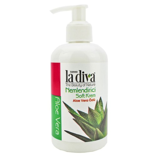 8699266390431 KREM ALOESOWY NAWILŻAJĄCY 250 ml - LA DIVA
