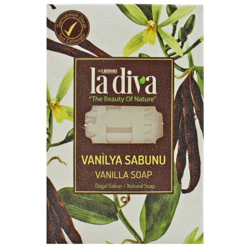 8699266393173 MYDŁO W KOSTCE WANILIOWE 100 g - LA DIVA