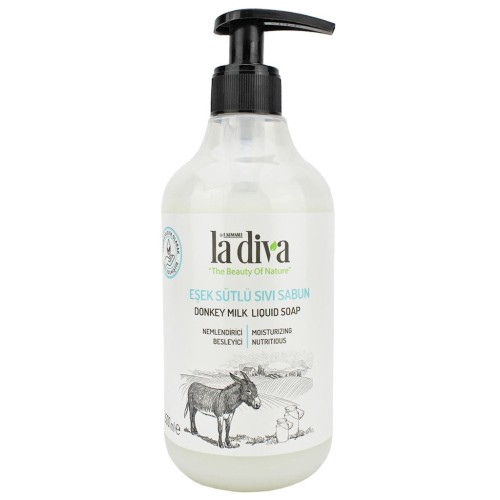 8699266393500 MYDŁO W PŁYNIE DO RĄK Z OŚLIM MLEKIEM 500 ml - LA DIVA