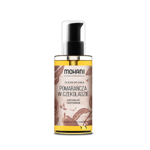 5902802721686 OLEJEK DO CIAŁA POMARAŃCZA W CZEKOLADZIE ODŻYWIENIE 150 ml - MOHANI